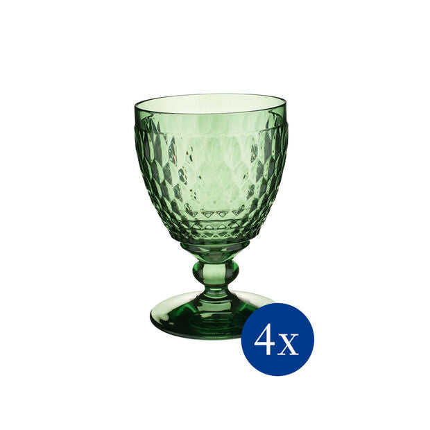 Boston Colored - Claret - Grün (4er Set)