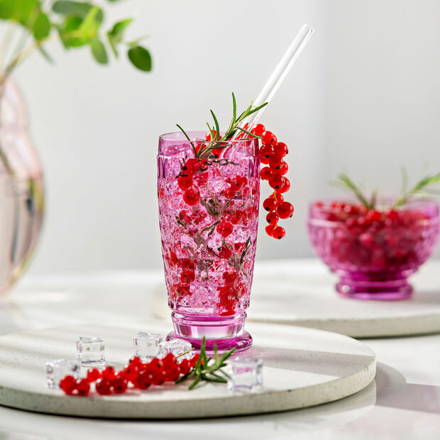 Boston Colored - Berry Highball / Beer Tumbler (Set of 4)
