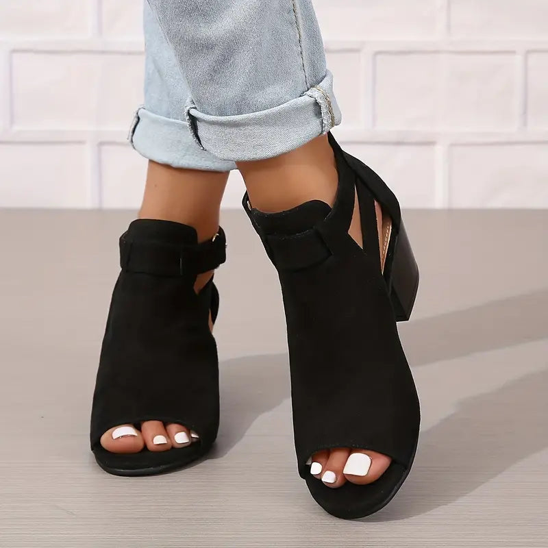 🔥 Promozione Ultimo Giorno Sconto del 50% - Scarpe Ortopediche in Pelle con Tacco Alto da Donna Nuove 2024