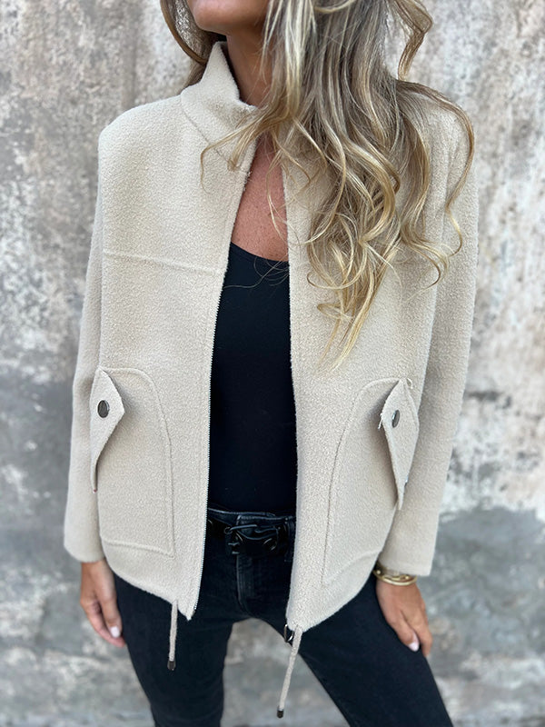 SCONTO FINALE🔥 Giacca Casual con Cerniera e Coulisse