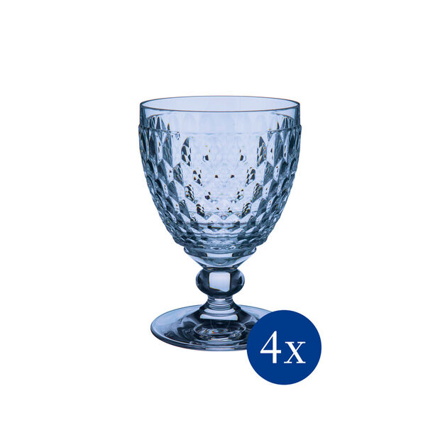 Boston Colored - Wasserbecher - Blau (4er-Set)
