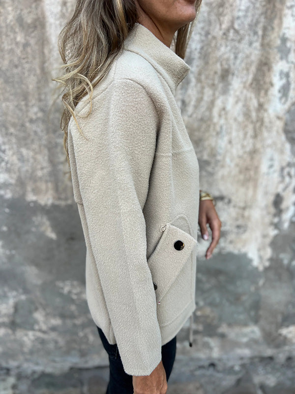 SCONTO FINALE🔥 Giacca Casual con Cerniera e Coulisse