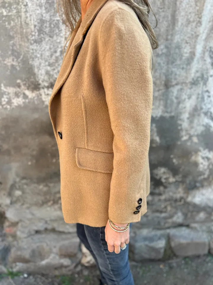 🔥NOVITÀ- 48% DI SCONTO- Giacca casual da donna in cotone con revers e maniche lunghe