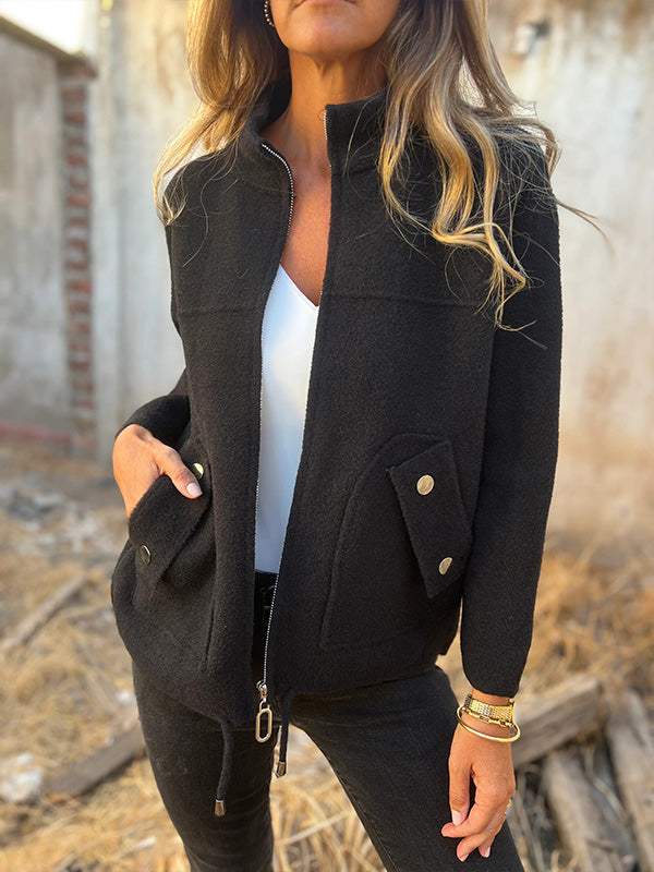 SCONTO FINALE🔥 Giacca Casual con Cerniera e Coulisse
