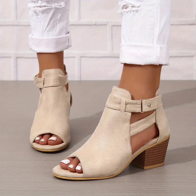 🔥 Promozione Ultimo Giorno Sconto del 50% - Scarpe Ortopediche in Pelle con Tacco Alto da Donna Nuove 2024