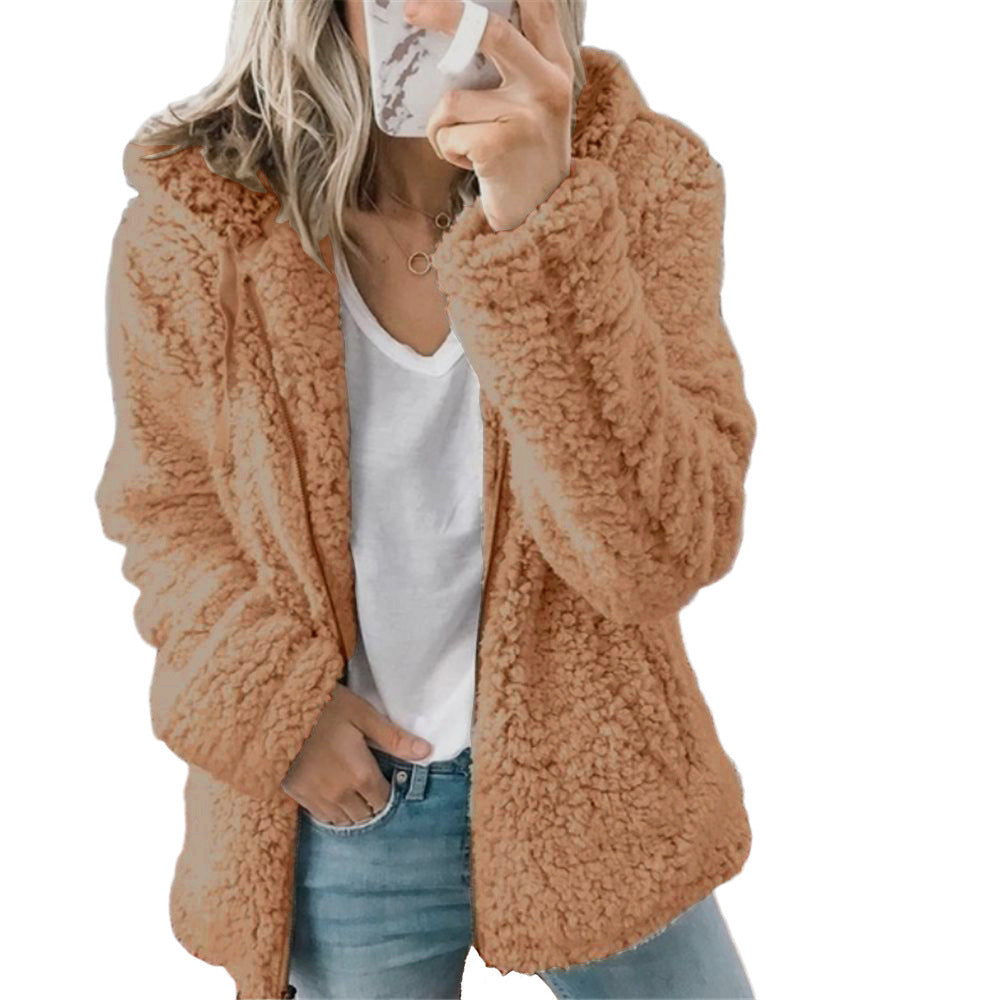 🔥ULTIMO GIORNO 50% DI SCONTO🔥 Cappotto di Lana con Cappuccio da Donna