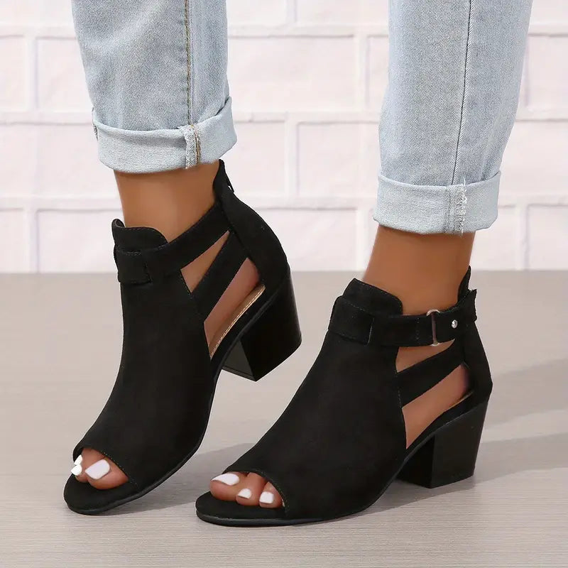 🔥 Promozione Ultimo Giorno Sconto del 50% - Scarpe Ortopediche in Pelle con Tacco Alto da Donna Nuove 2024
