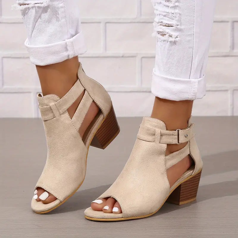 🔥 Promozione Ultimo Giorno Sconto del 50% - Scarpe Ortopediche in Pelle con Tacco Alto da Donna Nuove 2024