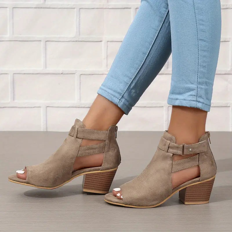 🔥 Promozione Ultimo Giorno Sconto del 50% - Scarpe Ortopediche in Pelle con Tacco Alto da Donna Nuove 2024