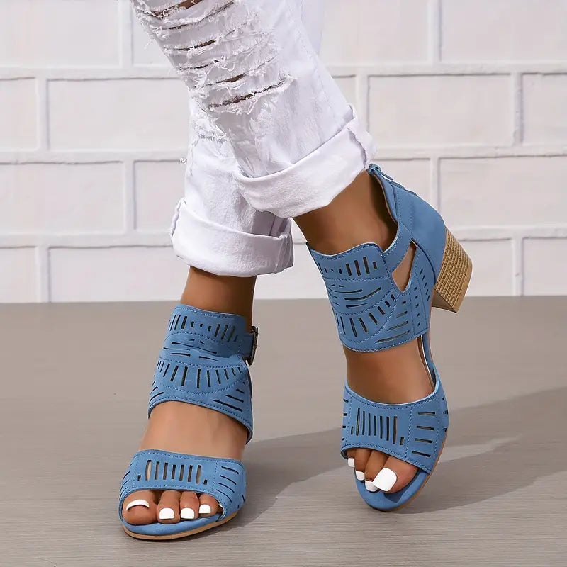 🔥 Ultimo Giorno Promozione 50% DI SCONTO - Scarpe Ortopediche in Pelle con Tacco Alto da Donna Nuove 2024