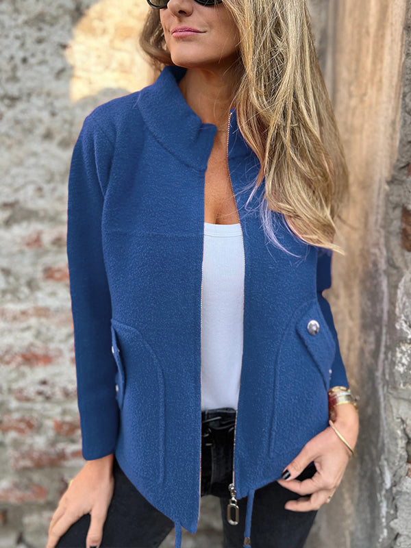 SCONTO FINALE🔥 Giacca Casual con Cerniera e Coulisse