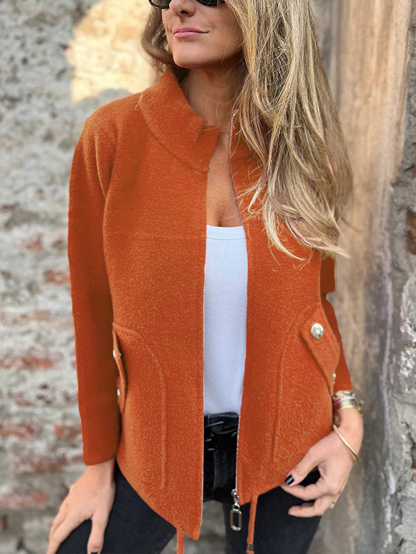 SCONTO FINALE🔥 Giacca Casual con Cerniera e Coulisse