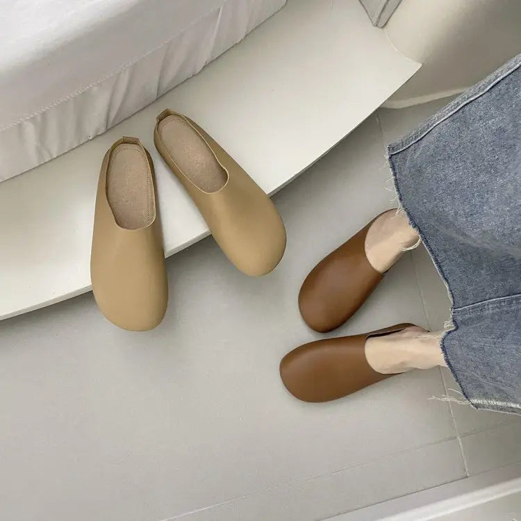 LetcloTM Pantofole in pelle italiana da donna / Scarpe ortopediche