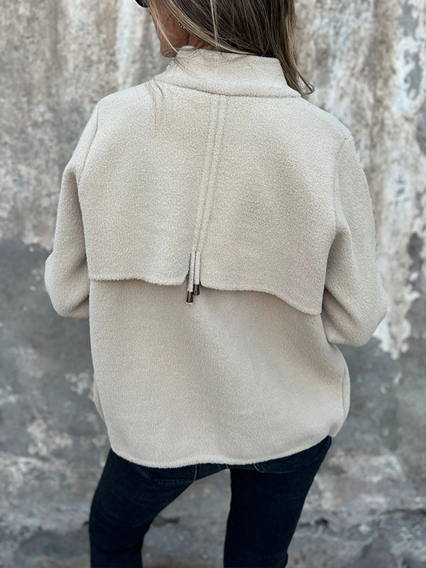 SCONTO FINALE🔥 Giacca Casual con Cerniera e Coulisse