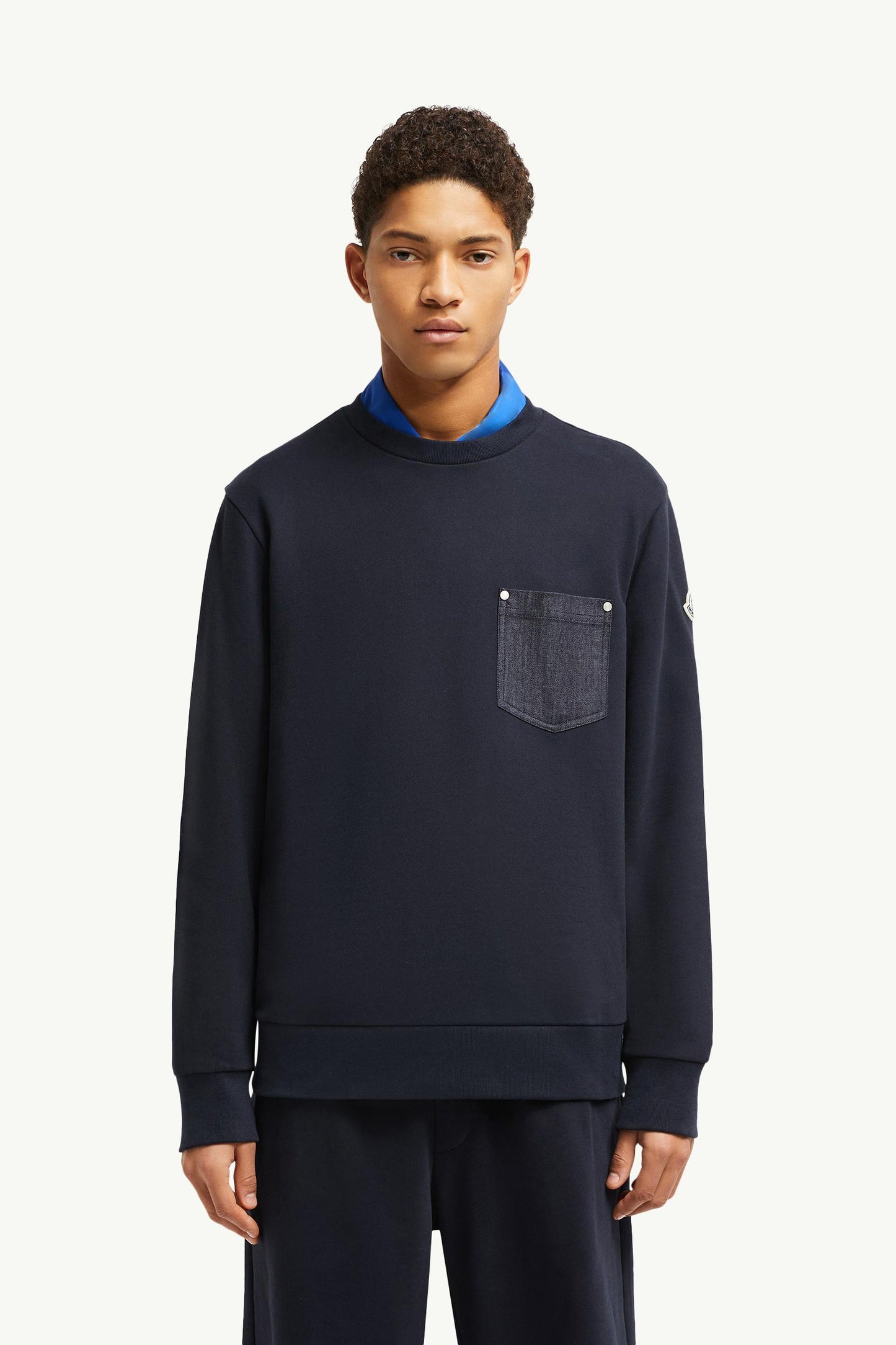 Cotton & Denim Sweatshirt