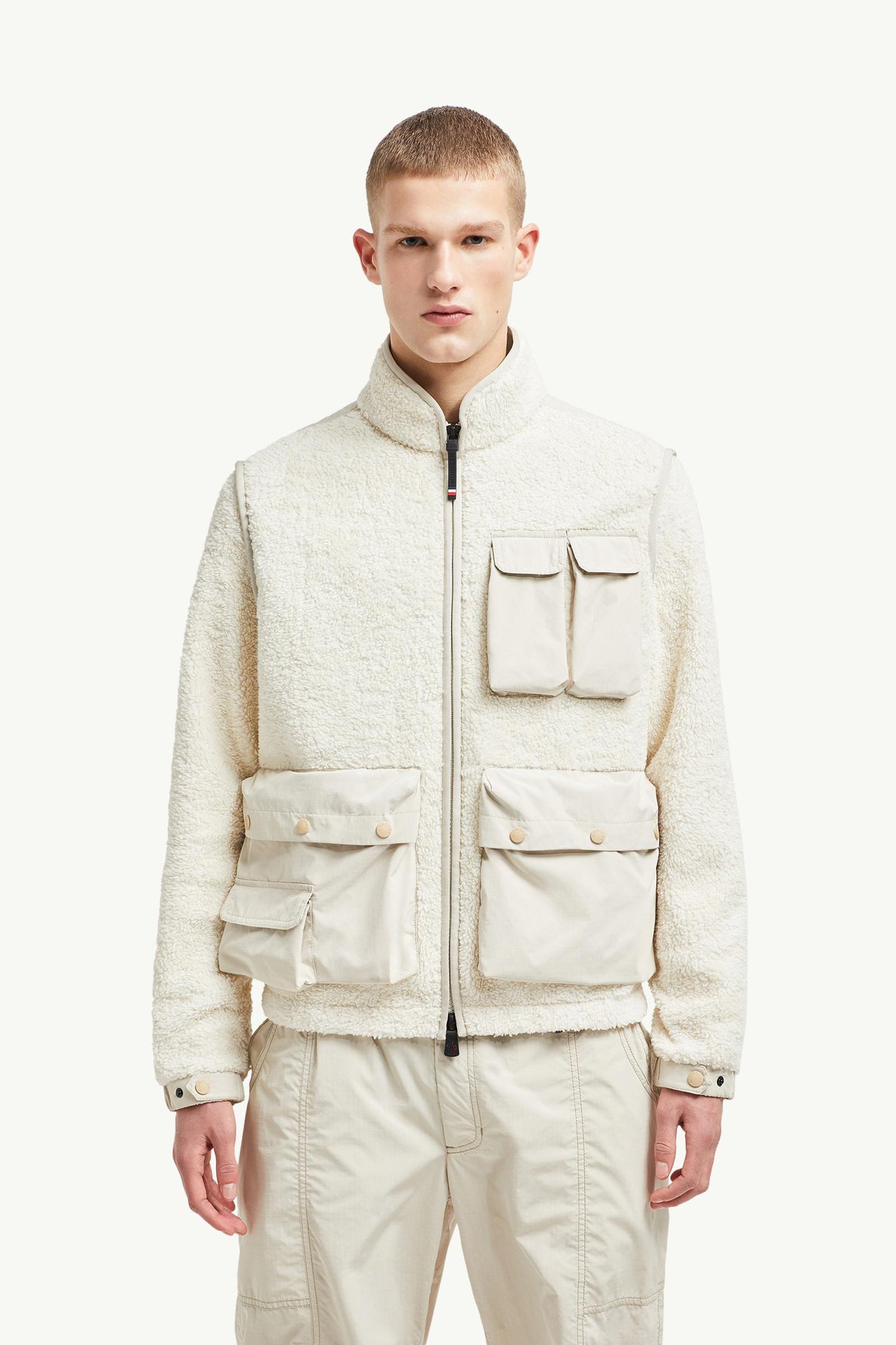 Padded Teddy Zip-Up Sweatshirt