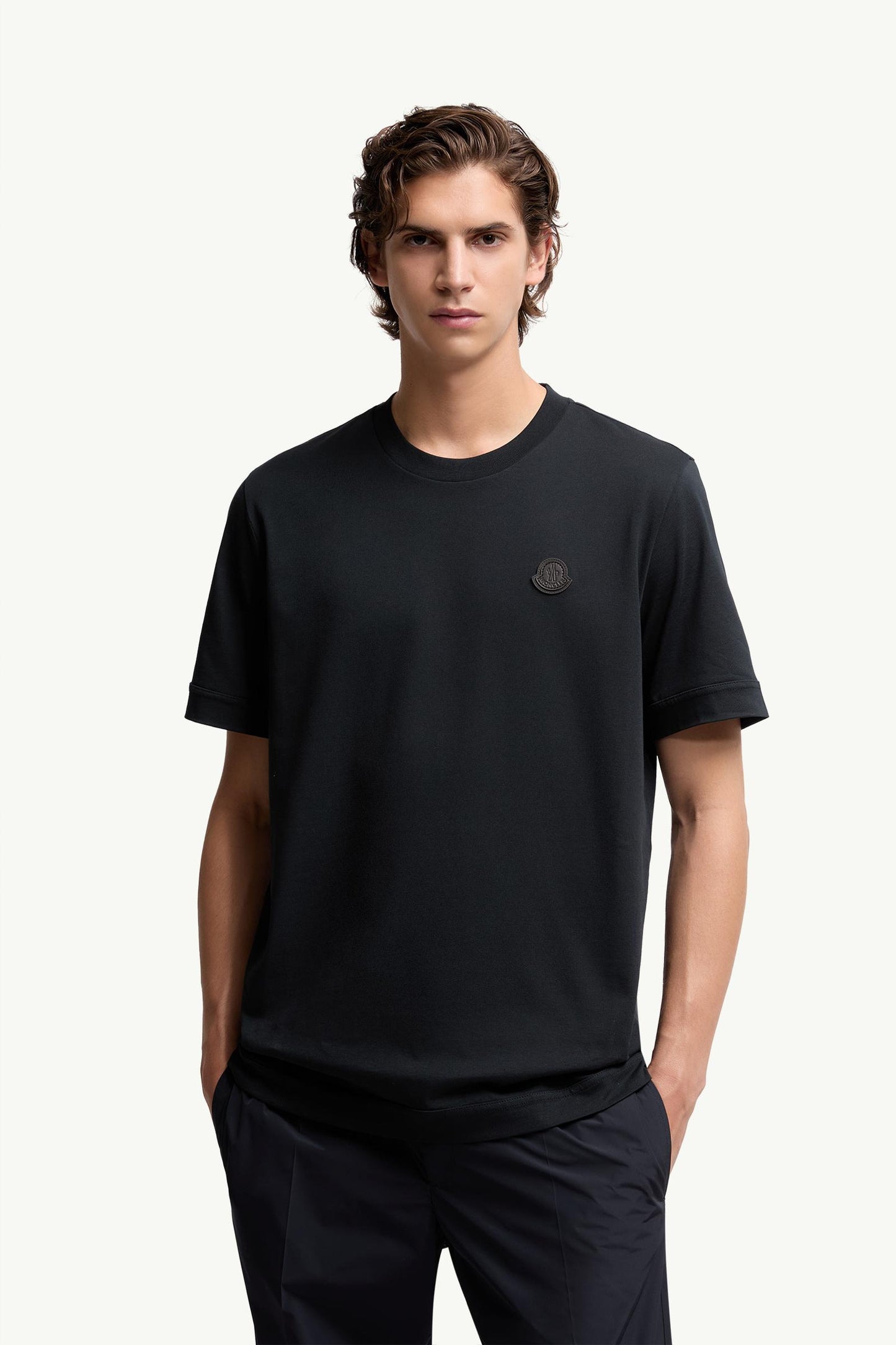 Logo Patch Cotton T-Shirt