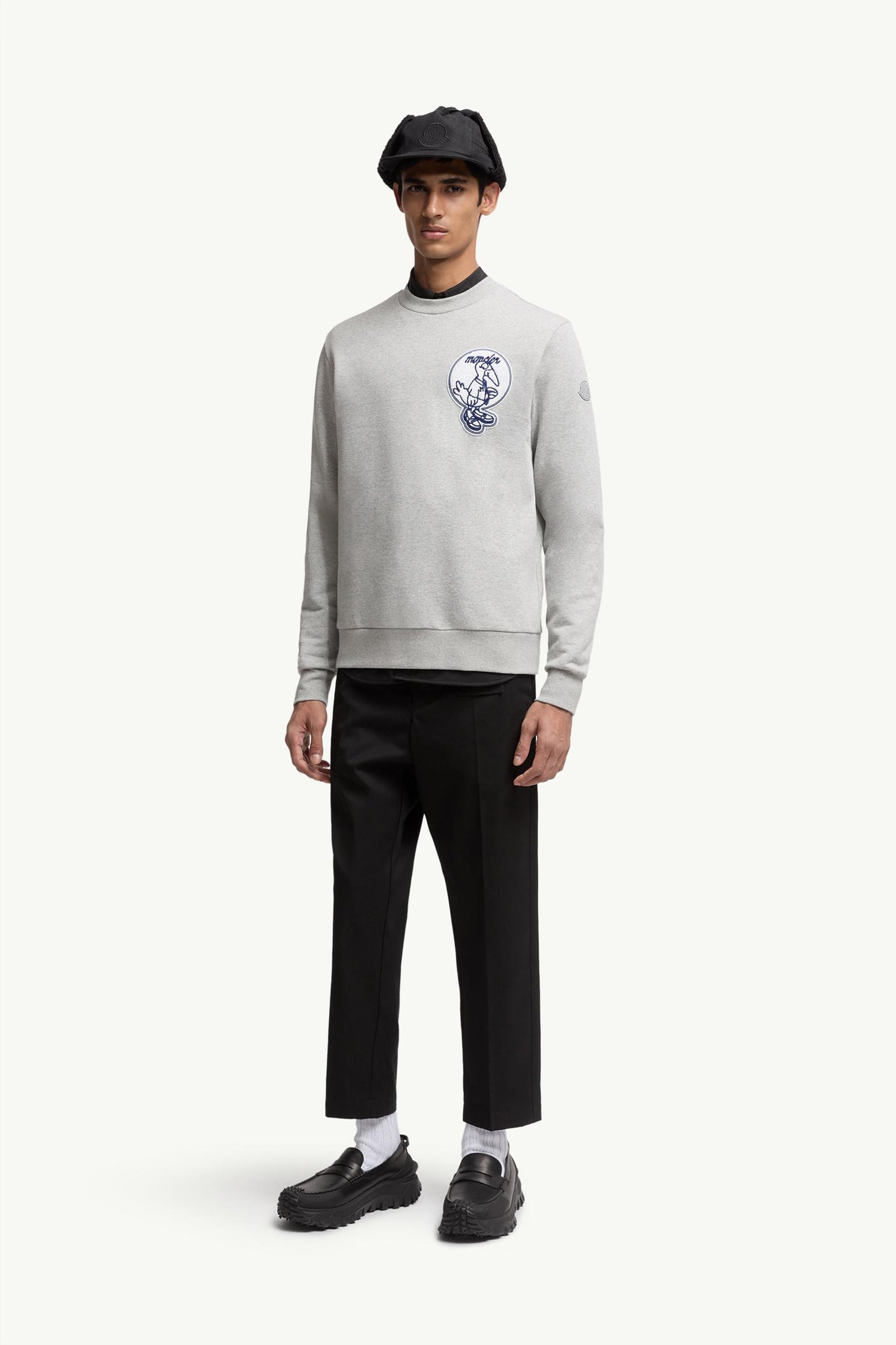 Mascot Patch Cotton Sweatshirt