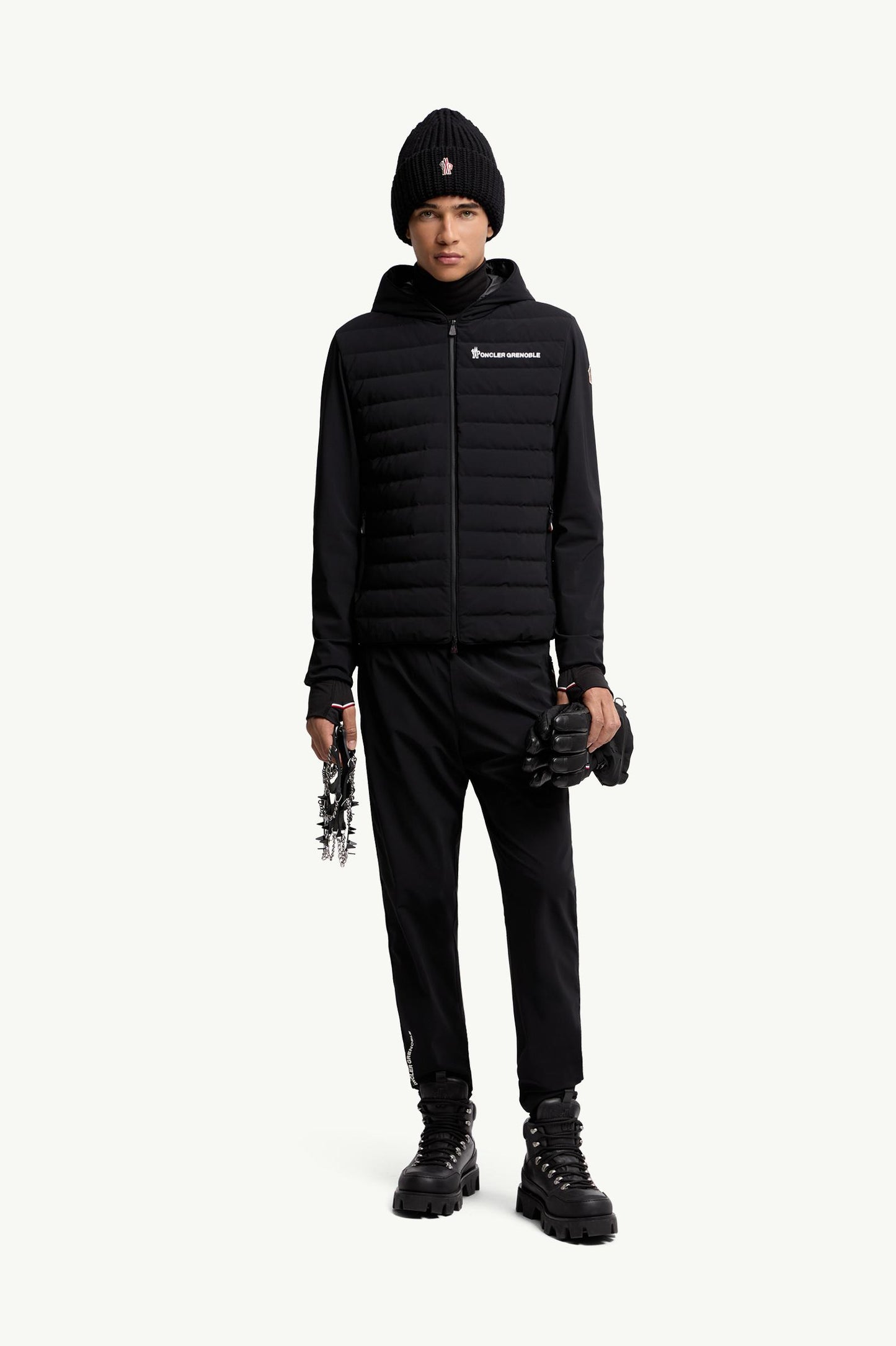 Padded Zip-Up Sweatshirt