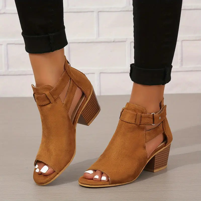 🔥 Promozione Ultimo Giorno Sconto del 50% - Scarpe Ortopediche in Pelle con Tacco Alto da Donna Nuove 2024