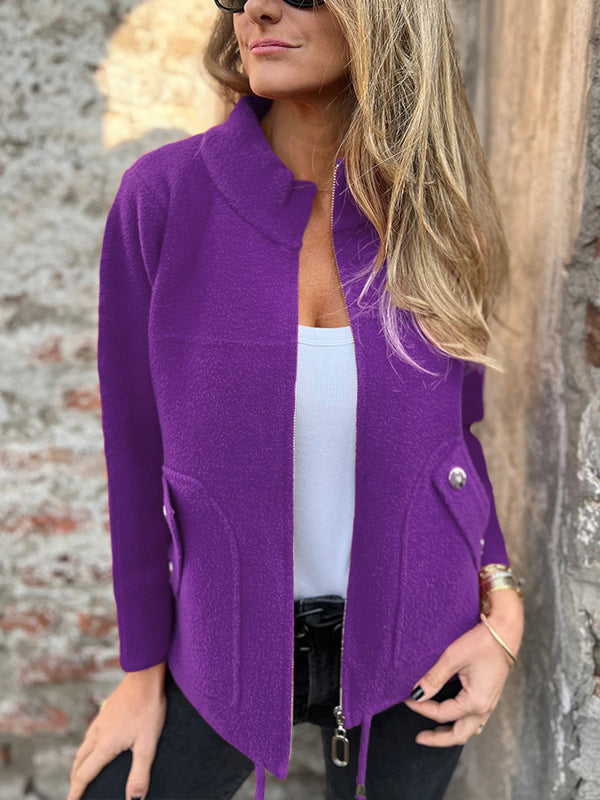 SCONTO FINALE🔥 Giacca Casual con Cerniera e Coulisse