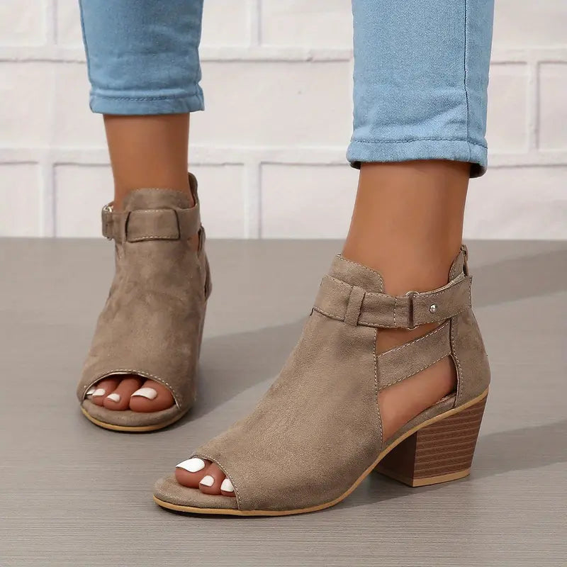🔥 Promozione Ultimo Giorno Sconto del 50% - Scarpe Ortopediche in Pelle con Tacco Alto da Donna Nuove 2024