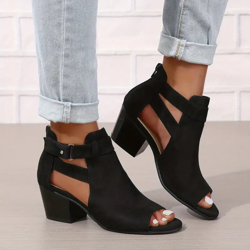 🔥 Promozione Ultimo Giorno Sconto del 50% - Scarpe Ortopediche in Pelle con Tacco Alto da Donna Nuove 2024