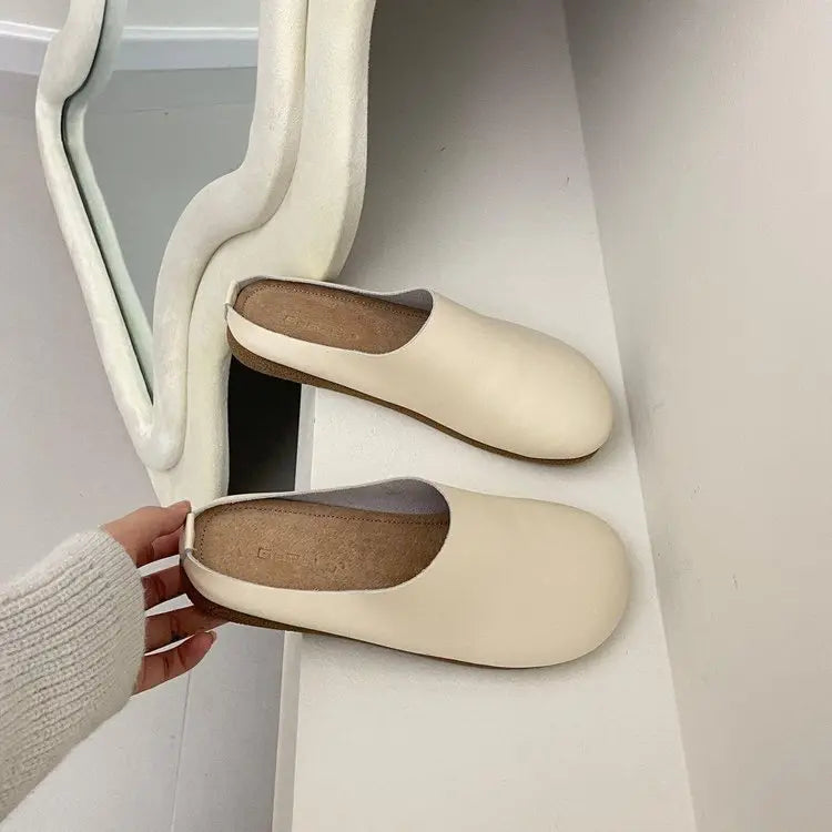 LetcloTM Pantofole in pelle italiana da donna / Scarpe ortopediche