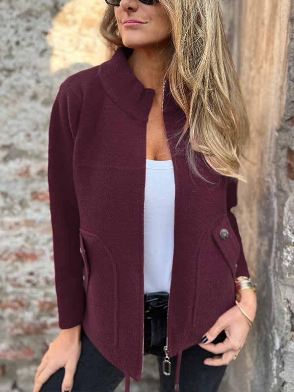 SCONTO FINALE🔥 Giacca Casual con Cerniera e Coulisse