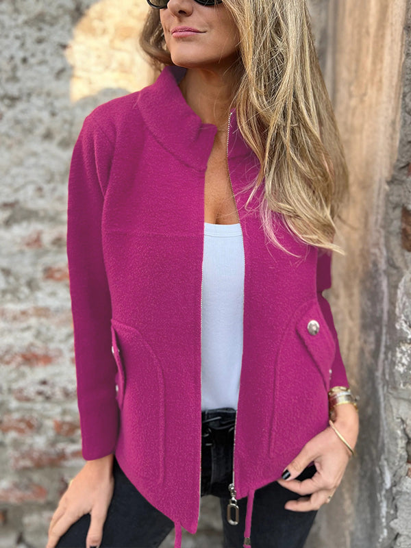 SCONTO FINALE🔥 Giacca Casual con Cerniera e Coulisse